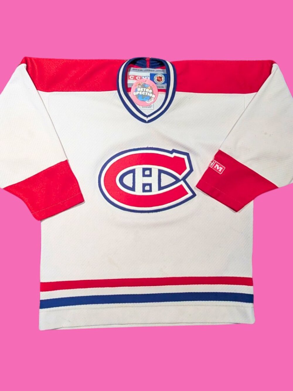 CCM Montreal Canadians Jersey Size L-XL for Kids